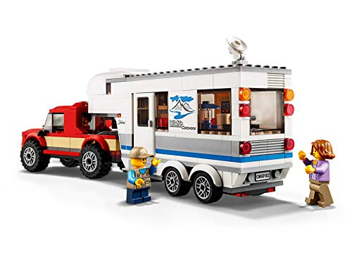 すずは。ランタン LEGO (LEGO) City camping vans and pickup trucks 60182 block toy